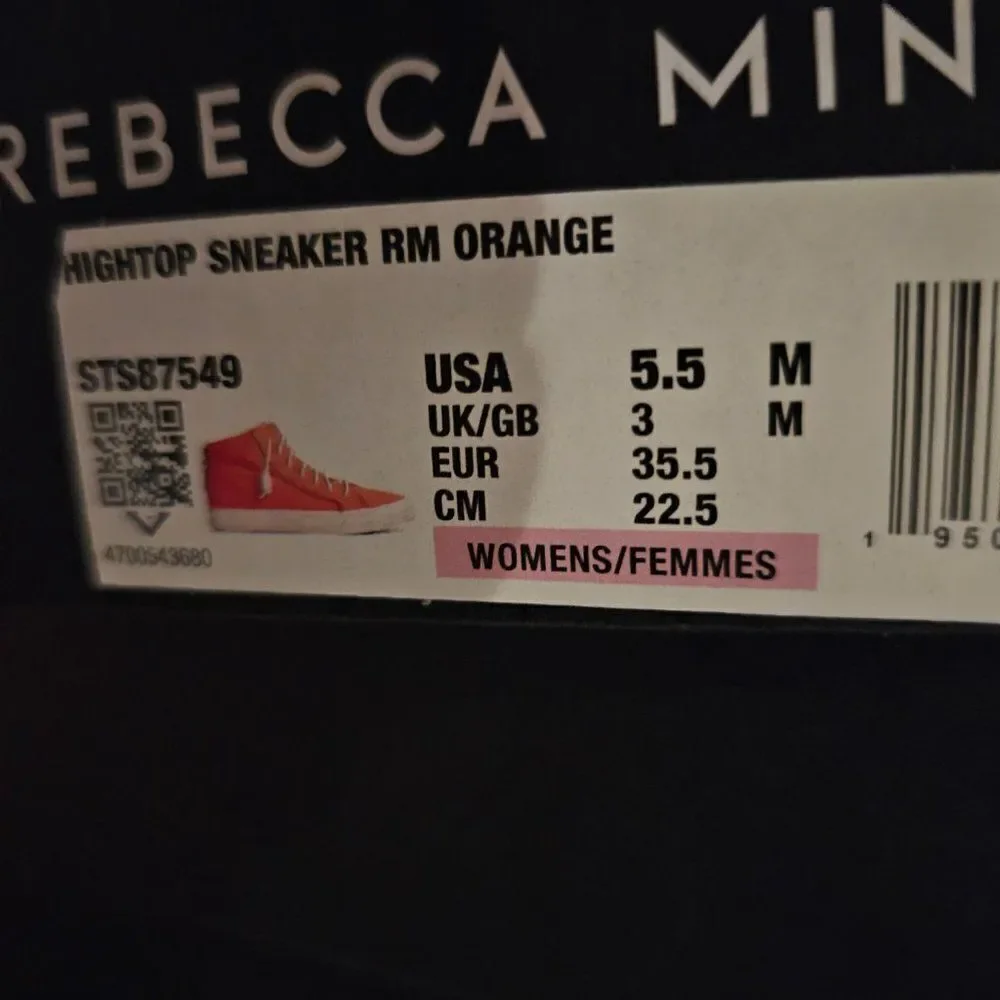 Sperry X Rebecca Minkoff Women High-Top Limited Edition Lace-Up Sneaker Size 5.5
